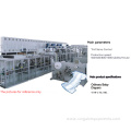 Comfortable baby diaper production line